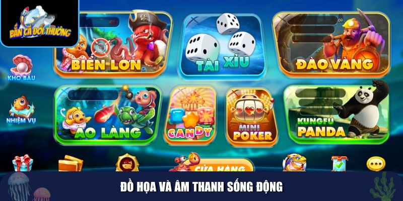 Vua Cướp Biển ghi điểm nhờ chất lượng đồ họa và âm thanh được đầu tư kỹ lưỡng